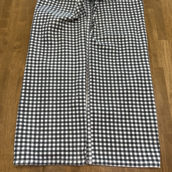 Reformation Fawcett jean women's 26 gingham check plaid preppy boho festival - Picture 4 of 15